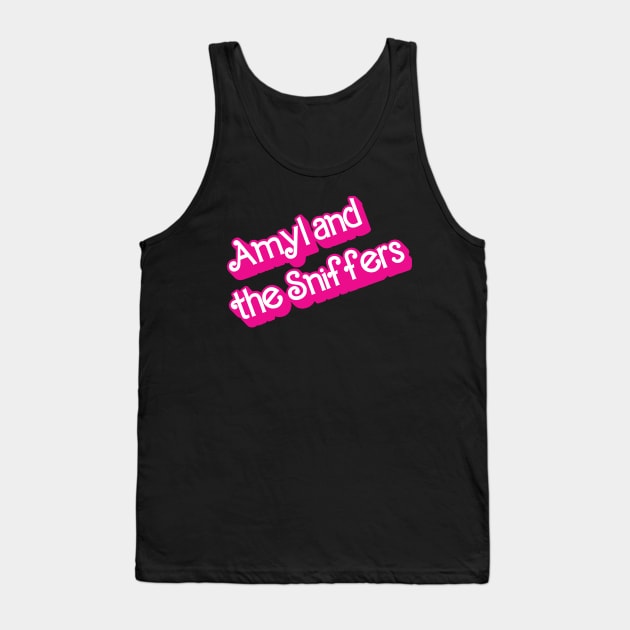 Amyl and the Sniffers x Barbie Tank Top by 414graphics